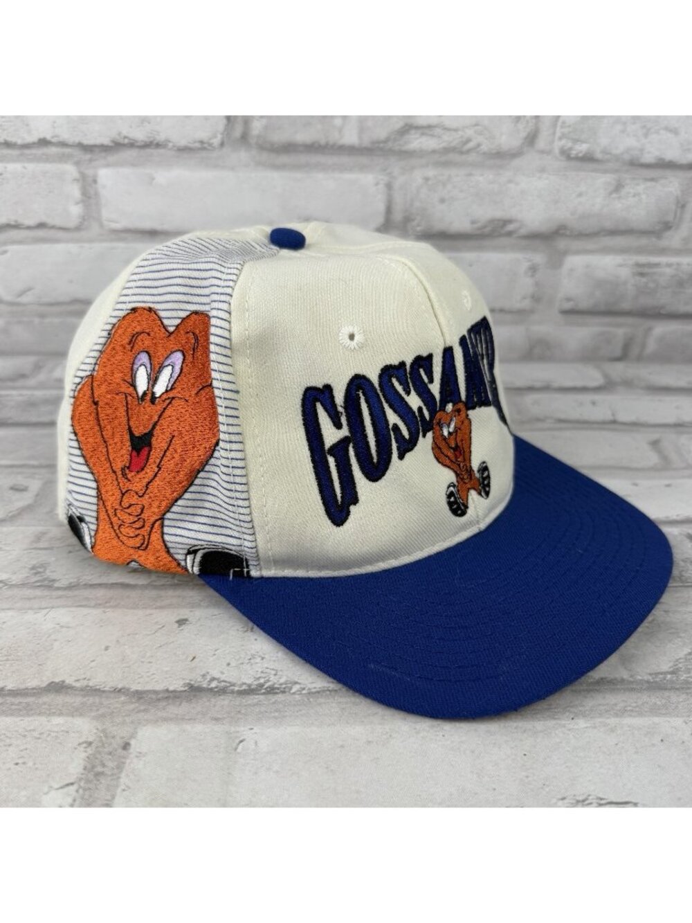 Warner Brothers Vintage 90’s Looney Tunes Gossamer Snapback Cap Hat Blue/White